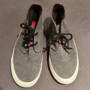 Gray Suede Mid Top Vans